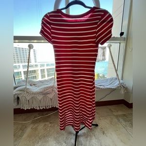 Mini stripped dress